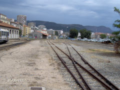 
Ajaccio station approach, Corsica, June 2007